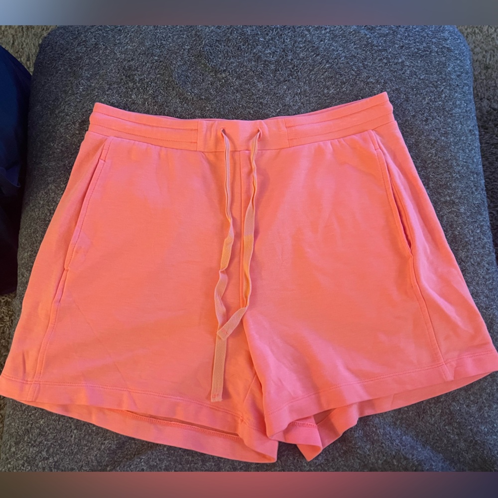 Lou & Grey Vibrant Coral Athletic Shorts